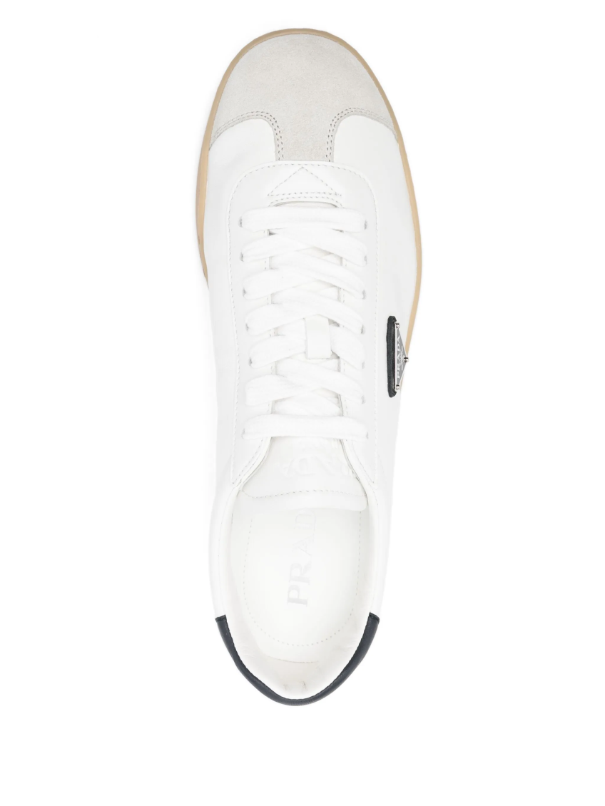 White Logo Sneakers 4