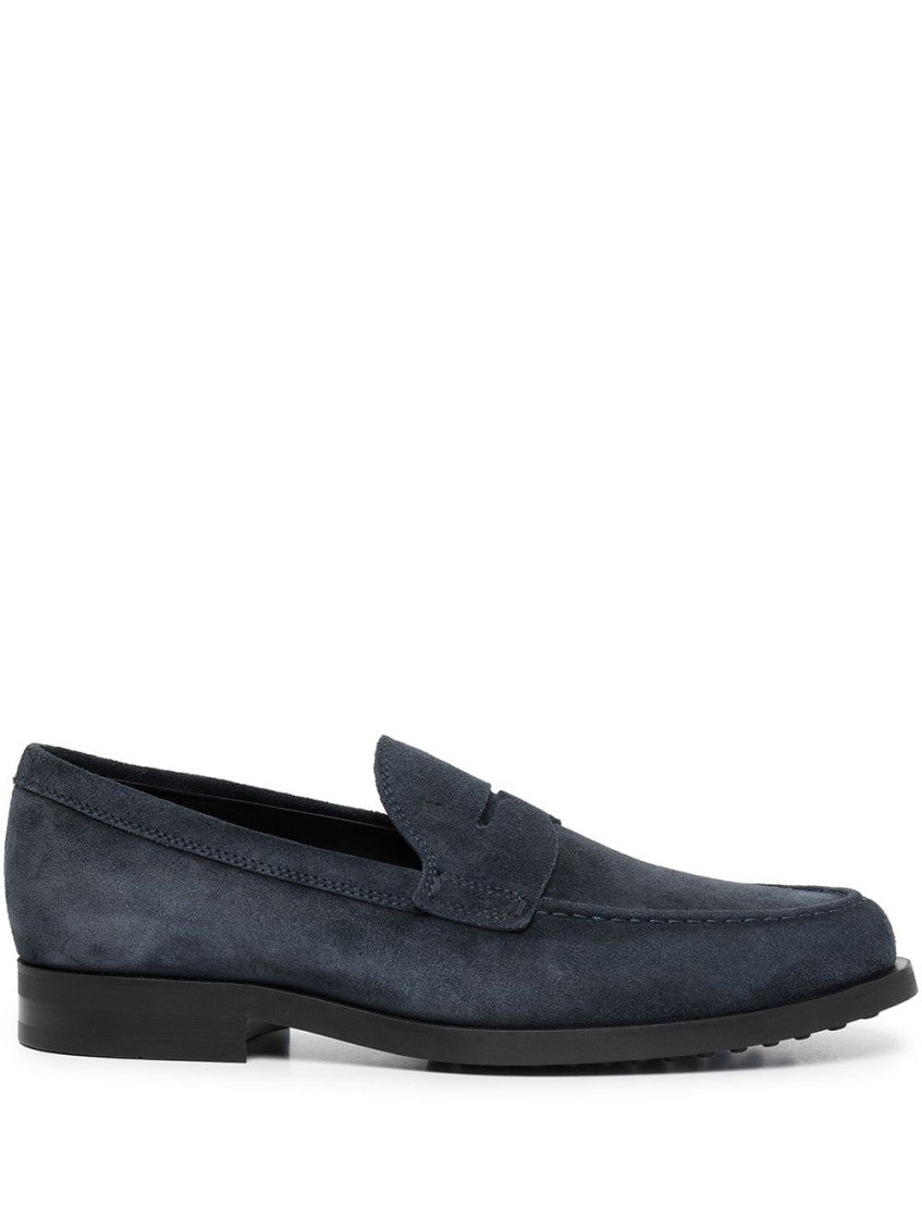 Navy Blue Classic Loafers 1