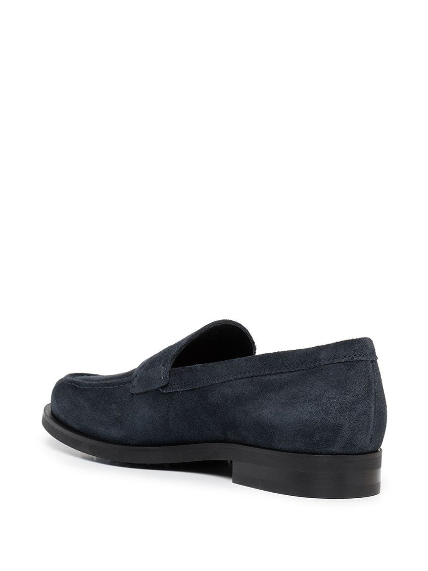 Navy Blue Classic Loafers 4