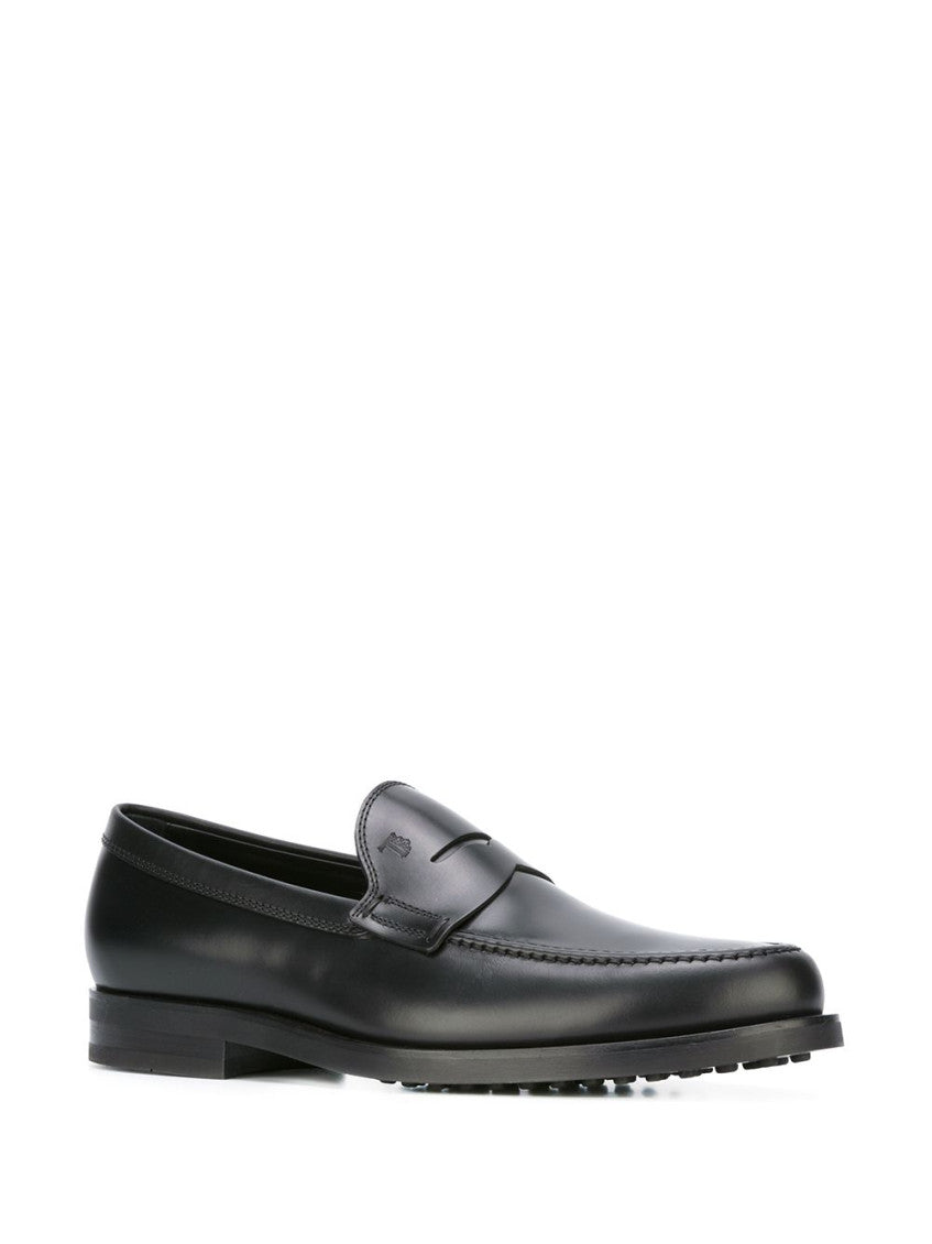 Black Leather Loafers 4