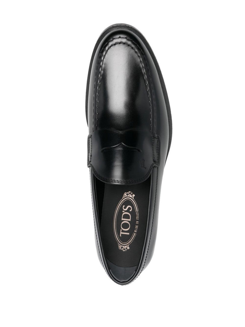 Black Leather Loafers 8