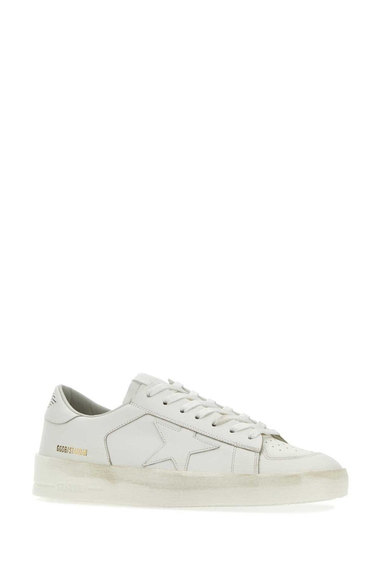 White Lace Up Sneakers 2