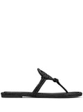 Black Logo Sandals 1