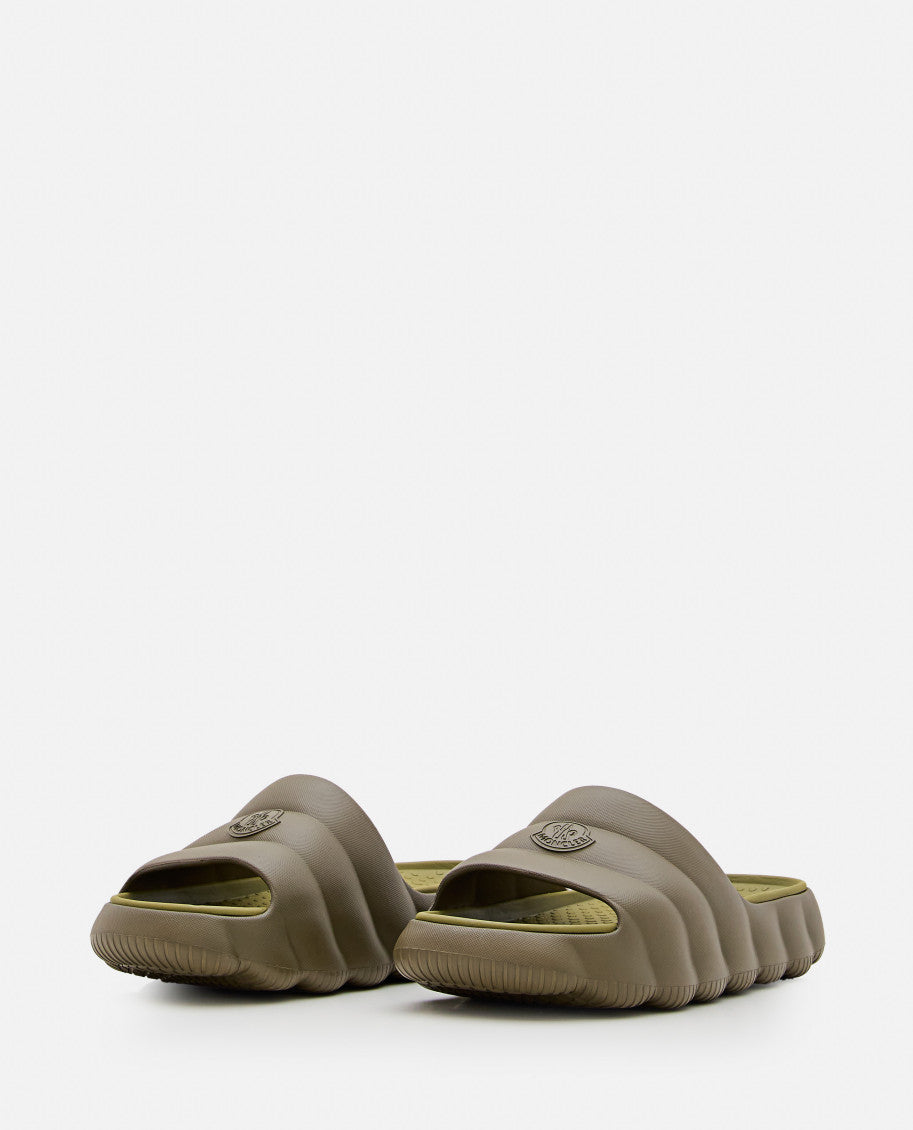 Green Slip On Slides 2