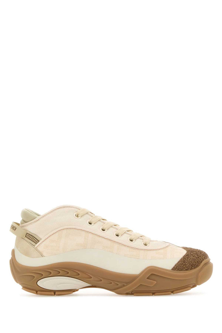 Multicolor Fabric Fendi Lab Sneakers 1