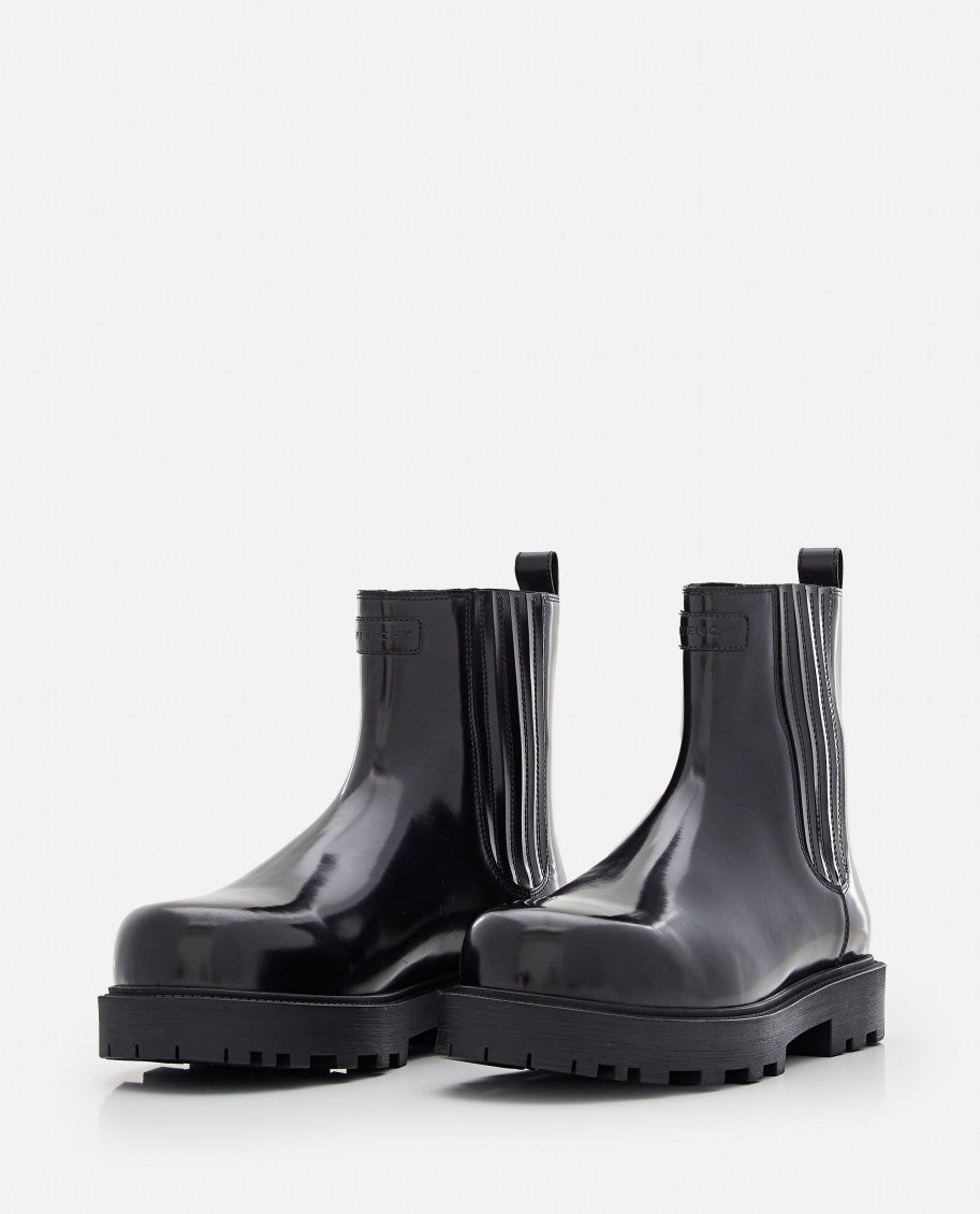 Black Slip On Boots 2