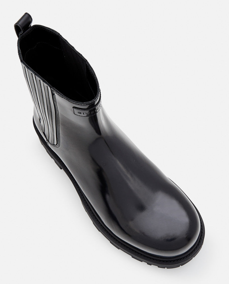 Black Slip On Boots 4