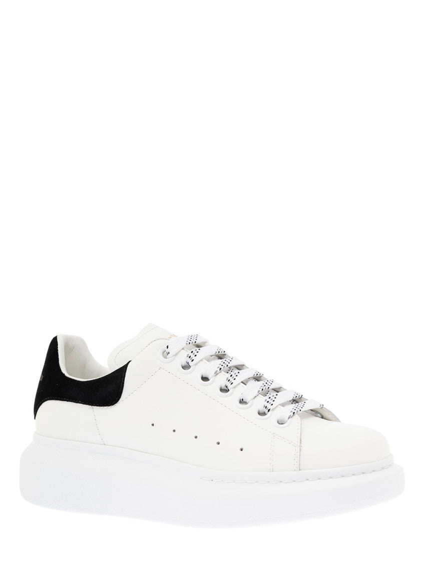 BlackWhite Leather Sneakers 2