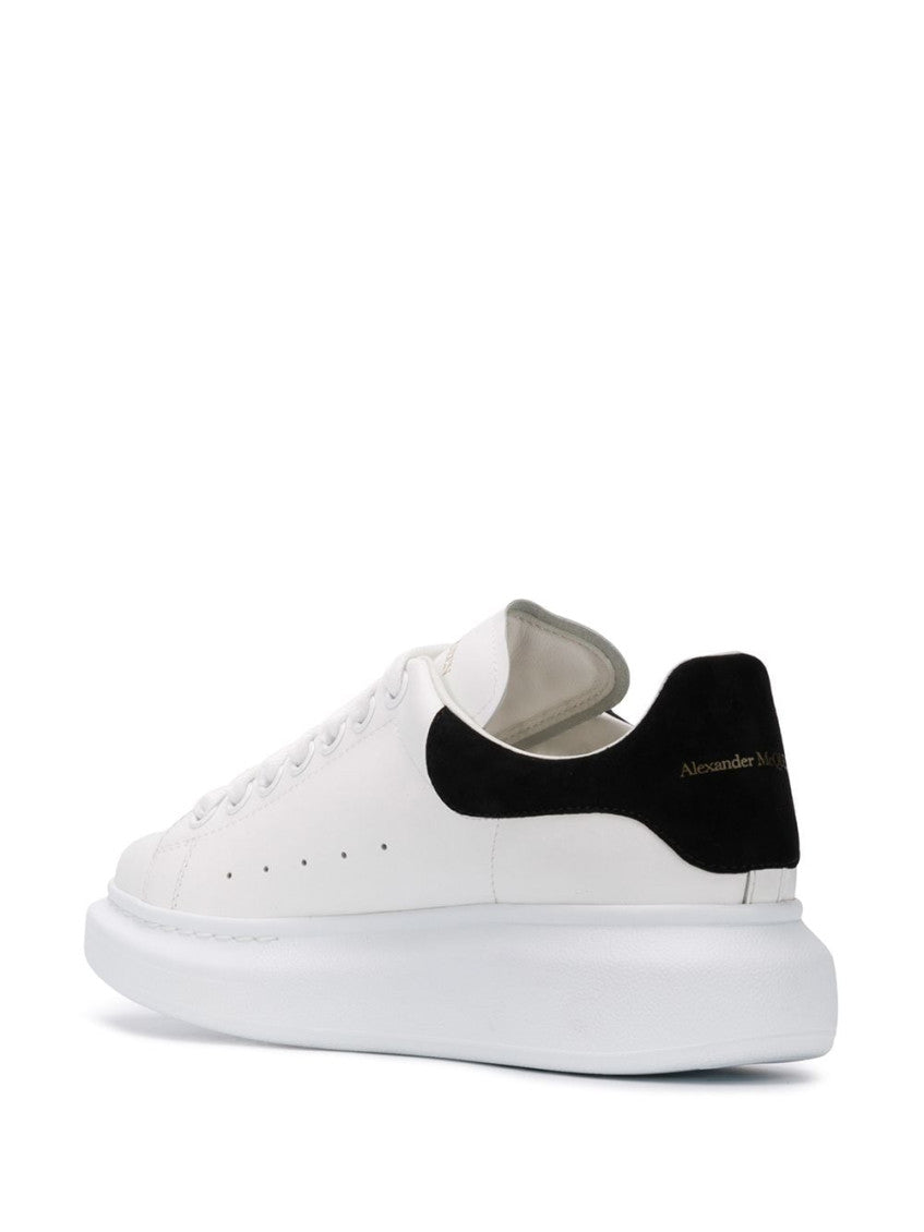 BlackWhite Leather Sneakers 4