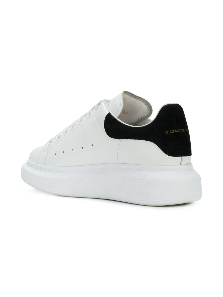 BlackWhite Leather Sneakers 5