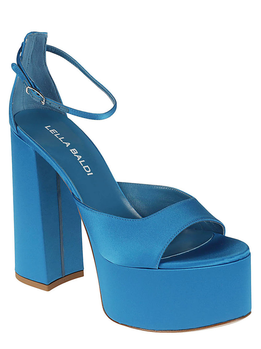 Blue Slingback Heels 3