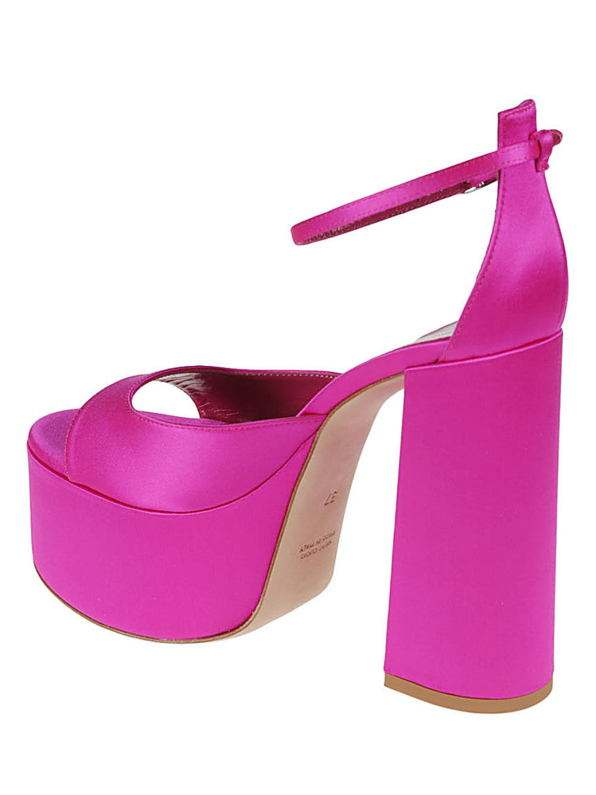Fuchsia Fuchsia Slingback Heels 2
