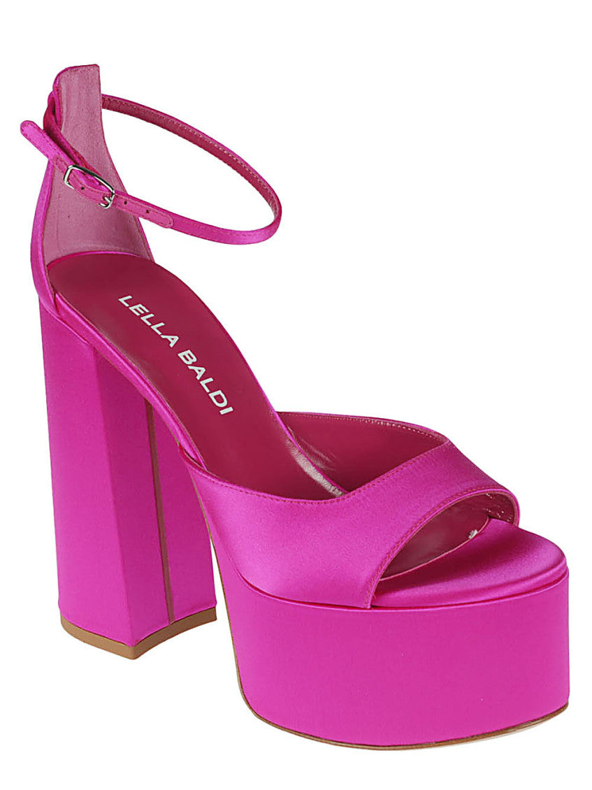 Fuchsia Fuchsia Slingback Heels 3