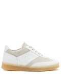 White White Leather Sneakers 1