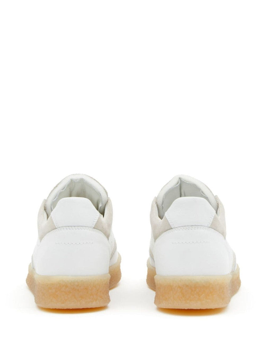White White Leather Sneakers 2