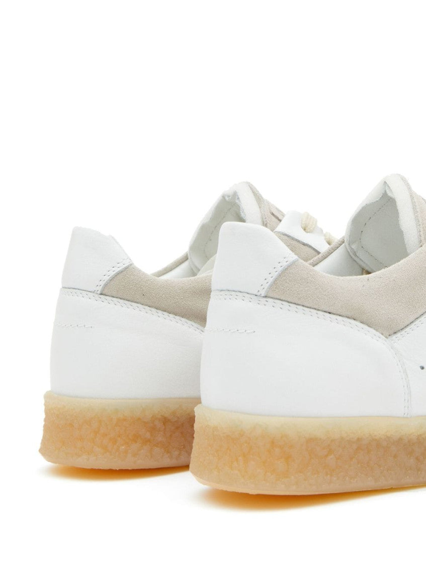 White White Leather Sneakers 3