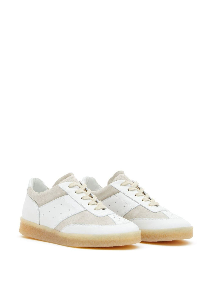 White White Leather Sneakers 4