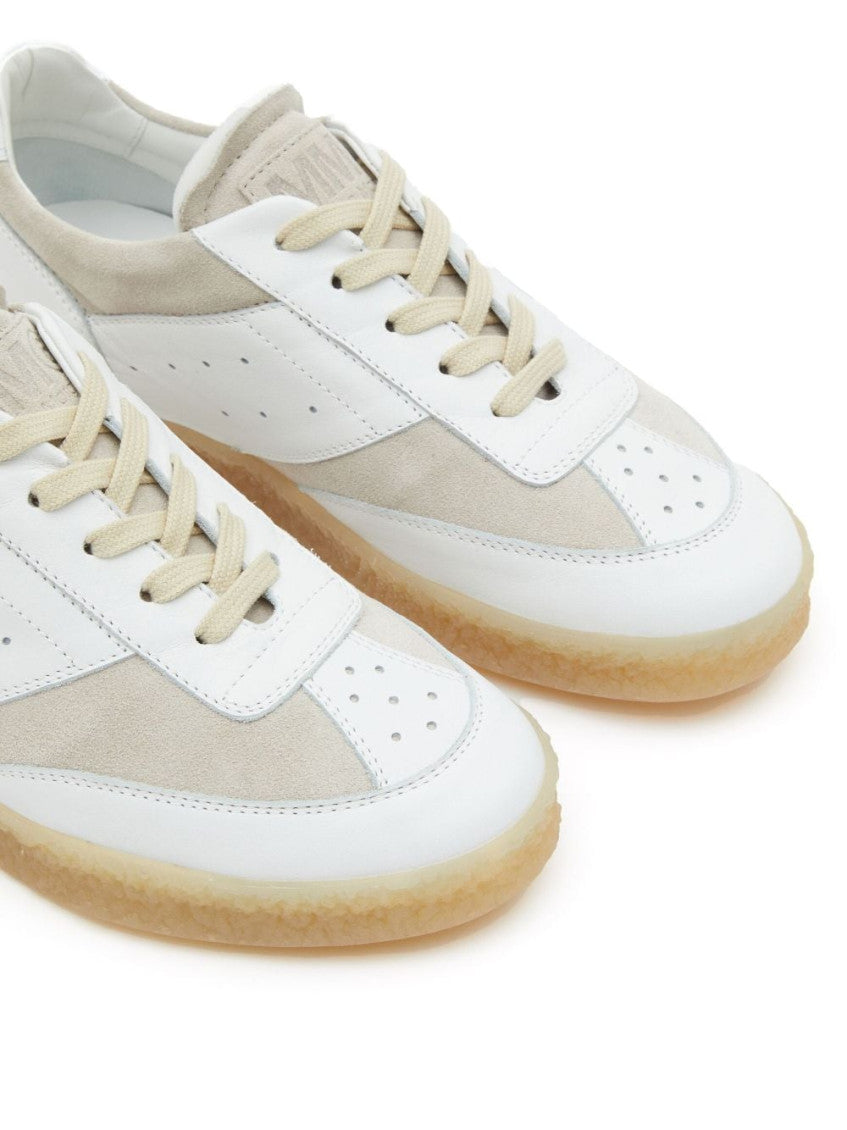 White White Leather Sneakers 5