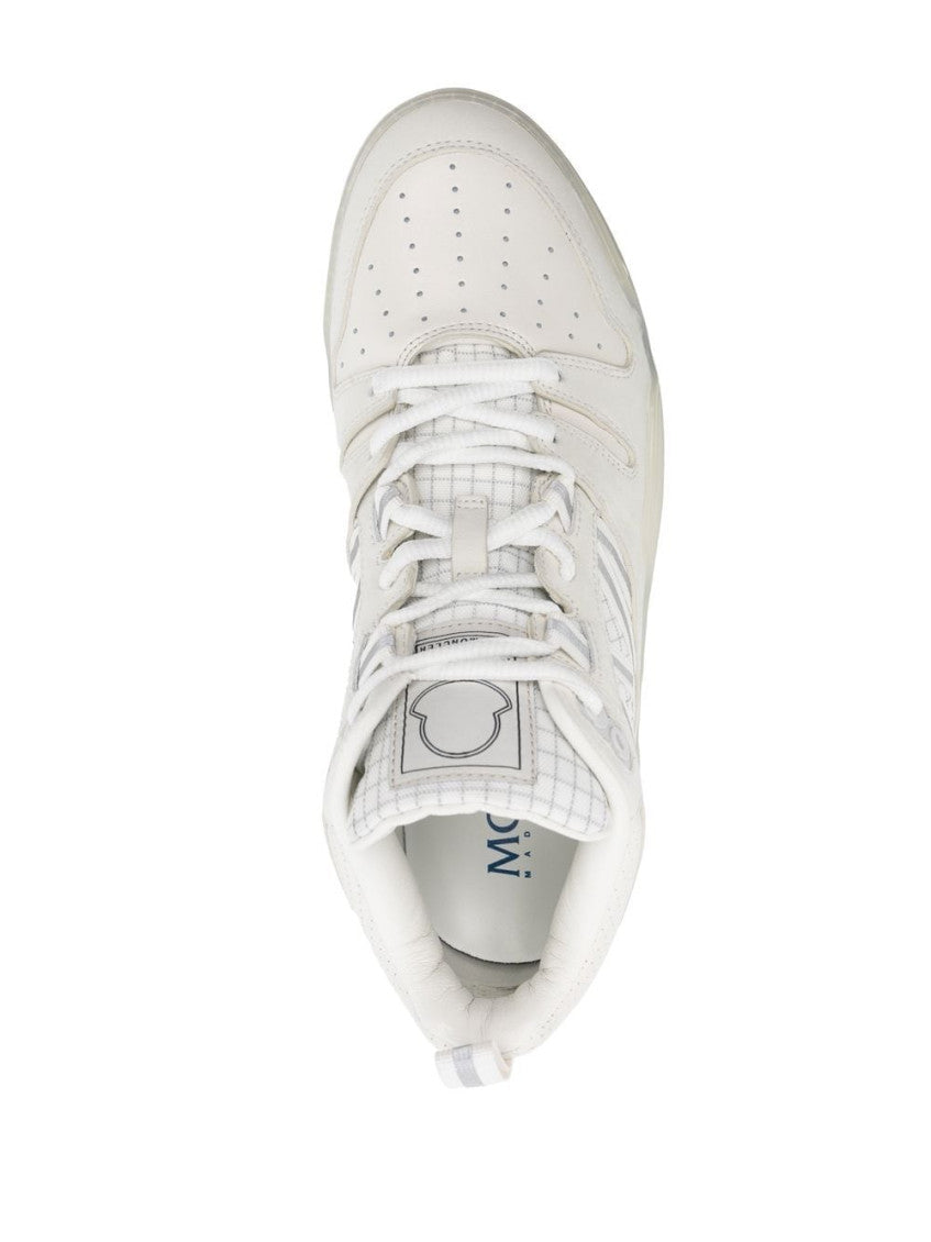 White White Pivot Hight Top Sneakers 2