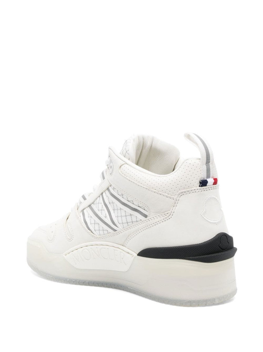 White White Pivot Hight Top Sneakers 3