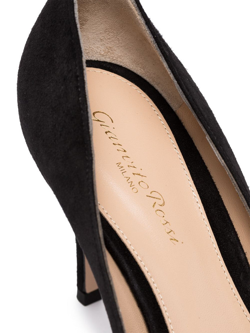 Black Slip On Heels 2