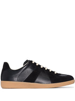 Black Round Toe Sneakers 1