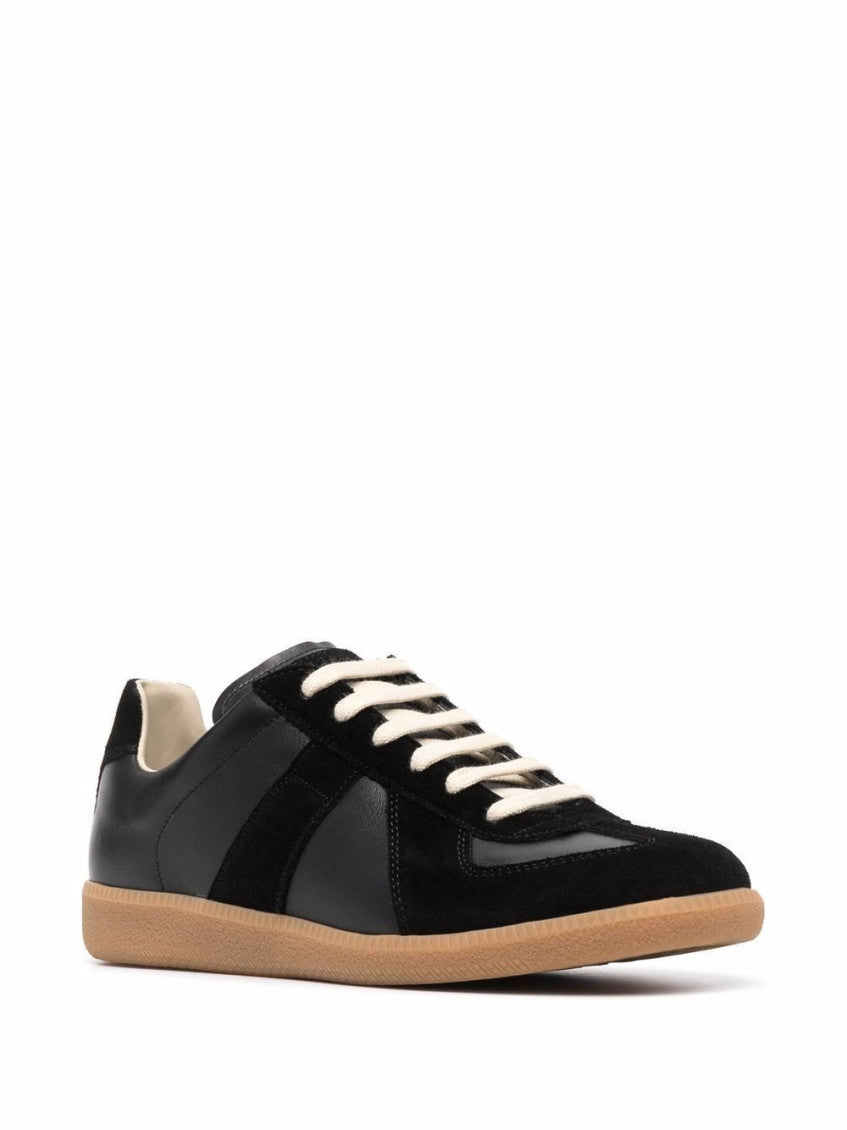 Black Round Toe Sneakers 10