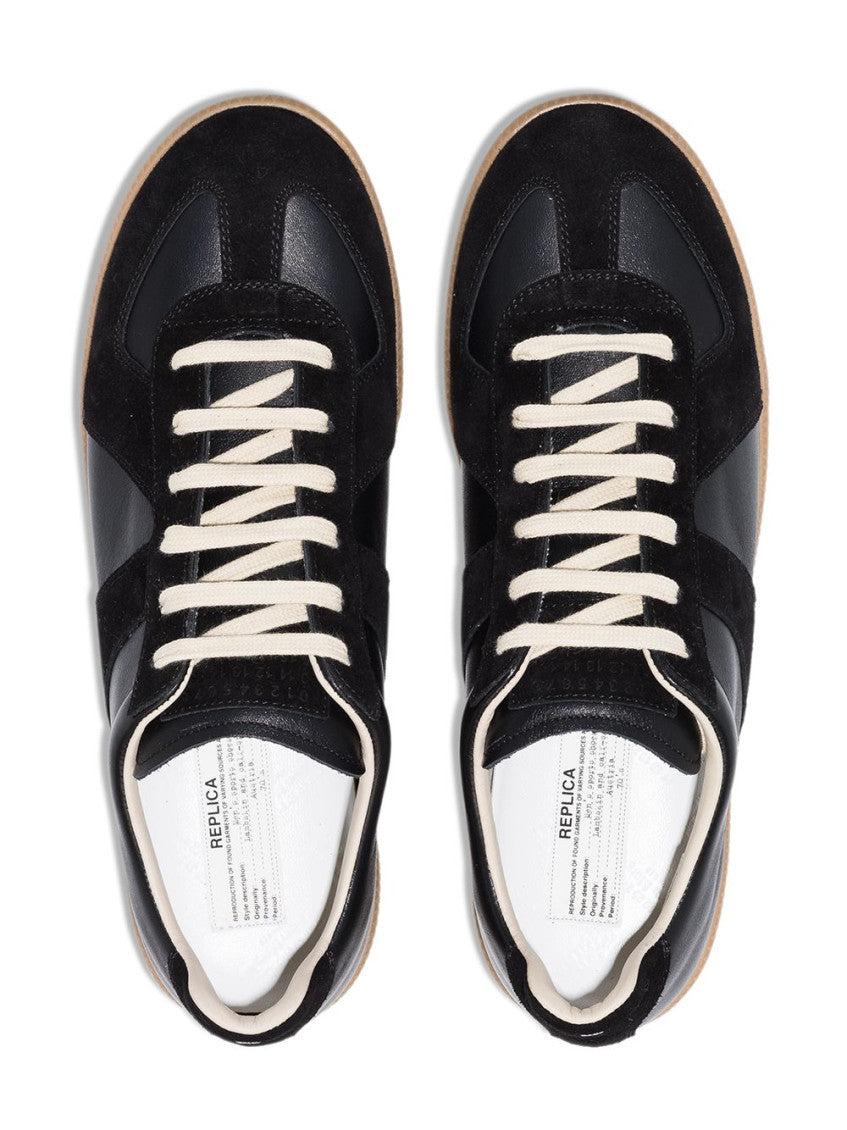 Black Round Toe Sneakers 2