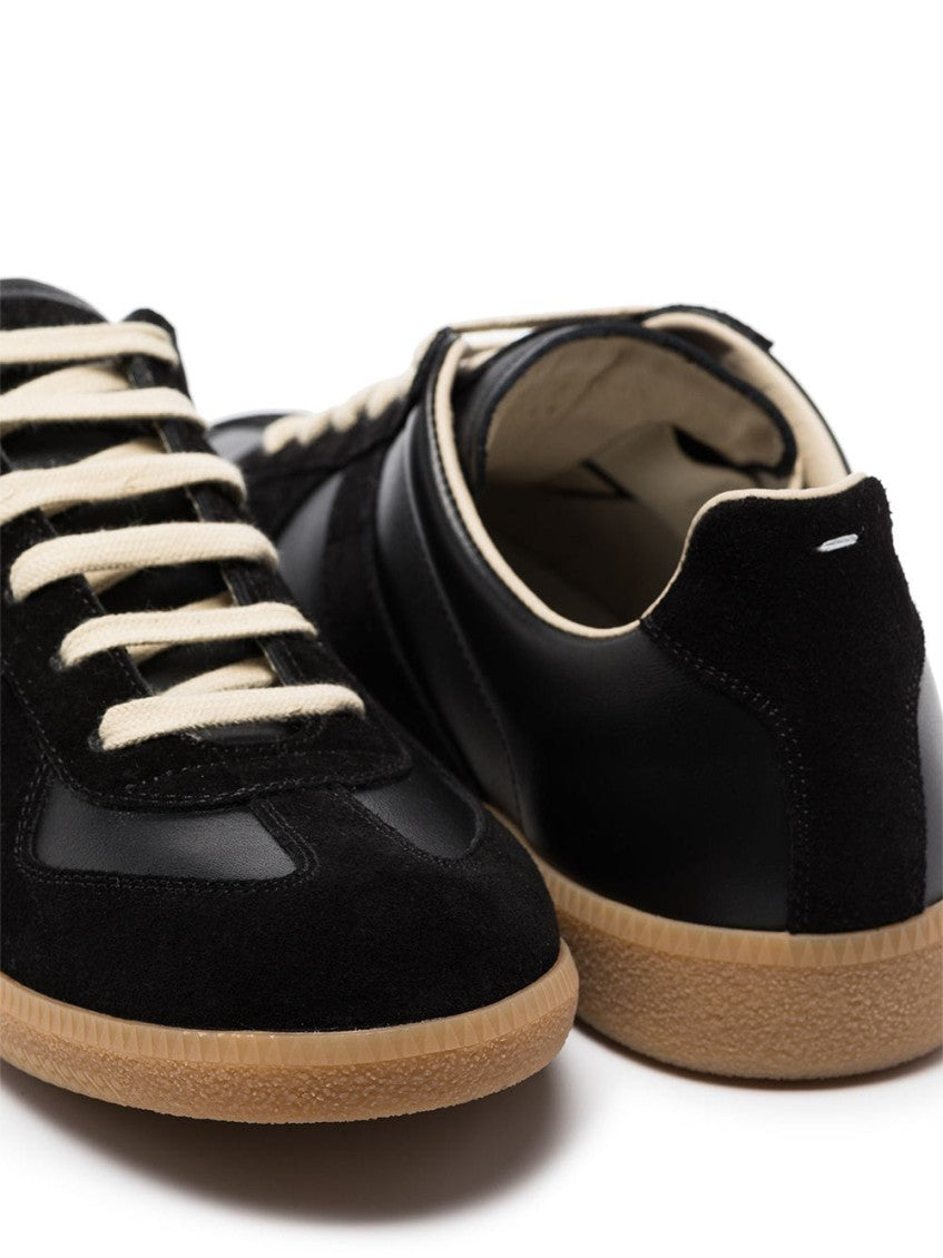 Black Round Toe Sneakers 4