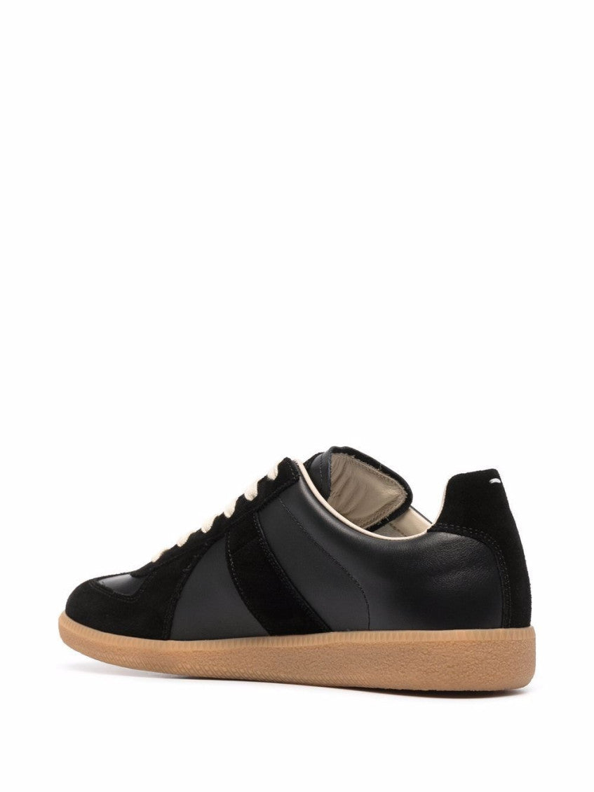 Black Round Toe Sneakers 9