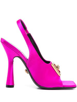 Fuchsia Slingback Heels 1