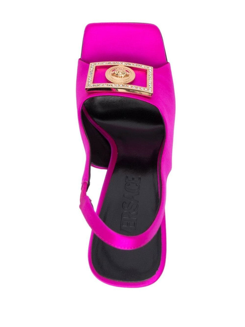 Fuchsia Slingback Heels 2