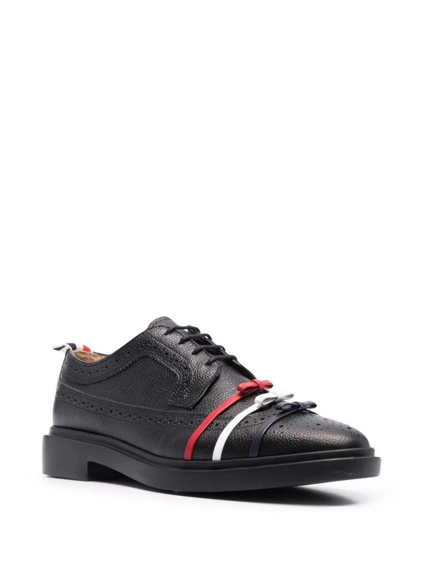 Black Leather Lace Up Shoes 2