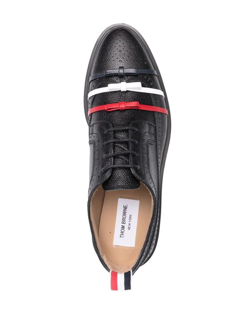 Black Leather Lace Up Shoes 4