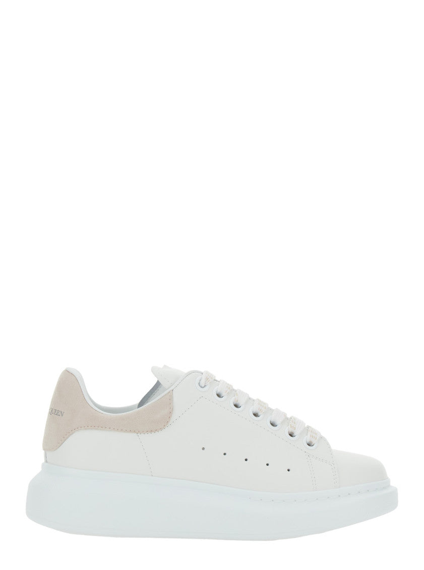 White Lace Up Sneakers 1