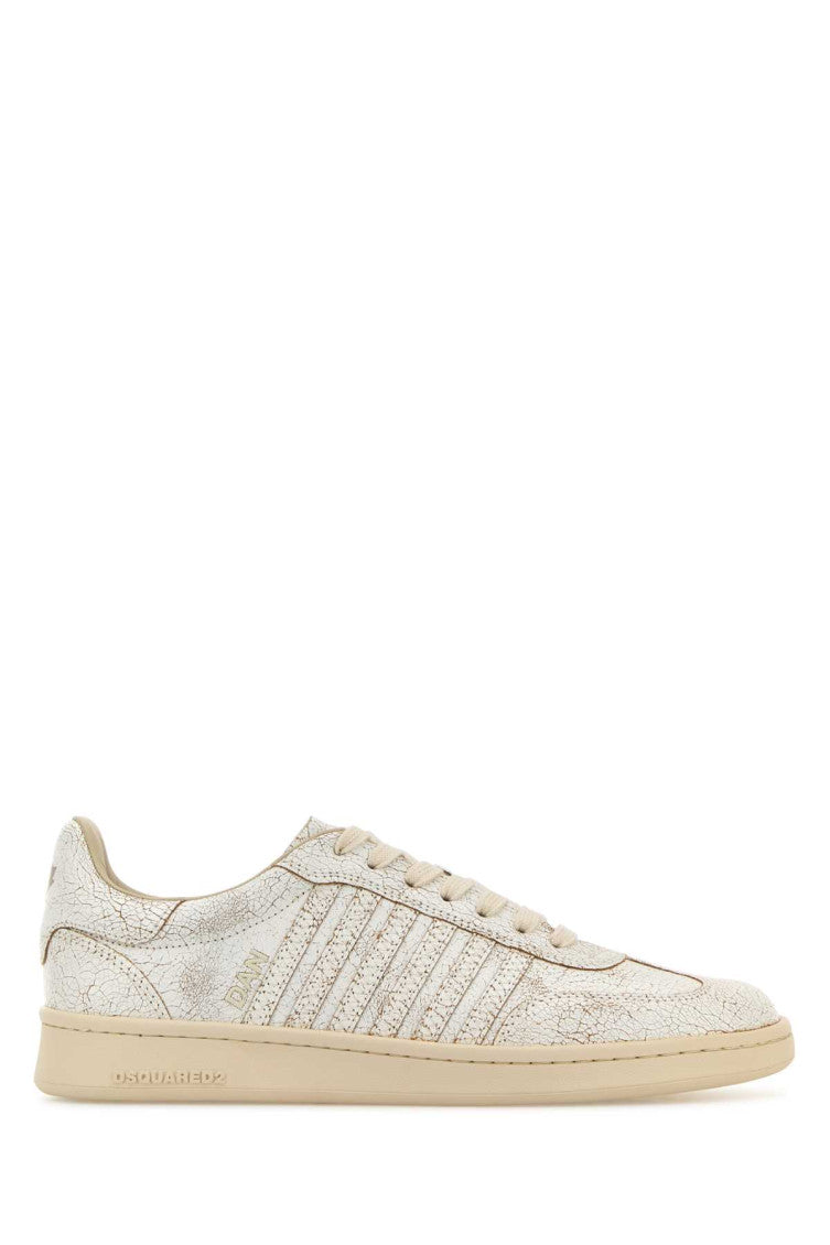White Leather Sneakers 1