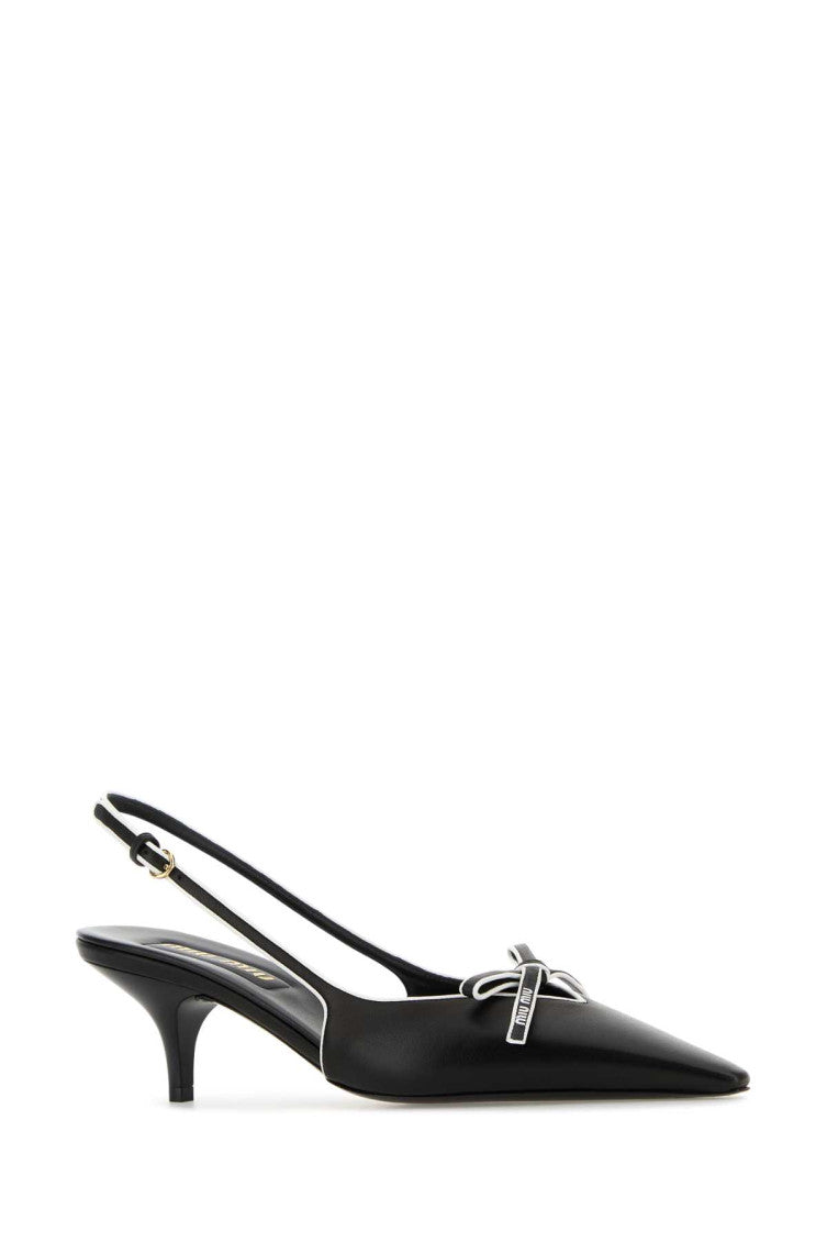 Black Leather Pumps 2