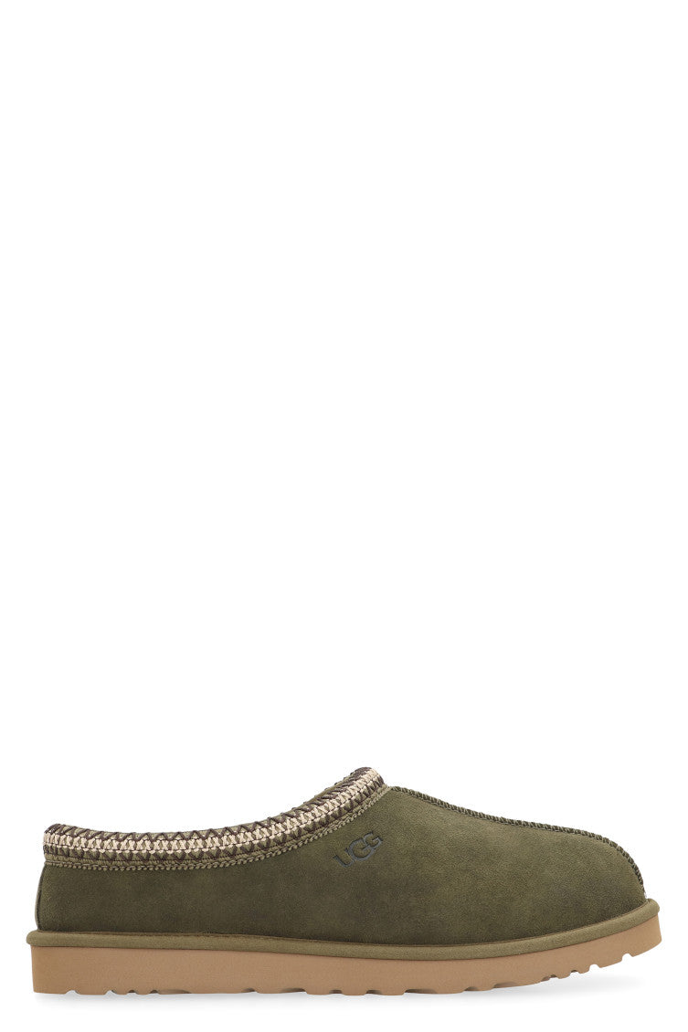 Green Solid Tasman Slippers 1