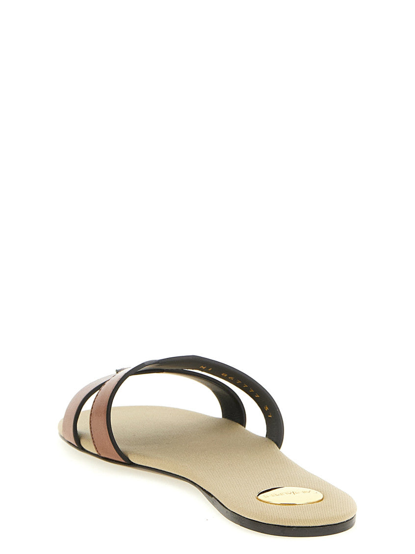 Brown Slip On Sandals 3