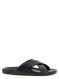 Black Slip On Slides 1