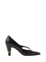 Black Solid Pumps 1