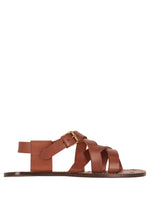 Brown Leather Sandals 1