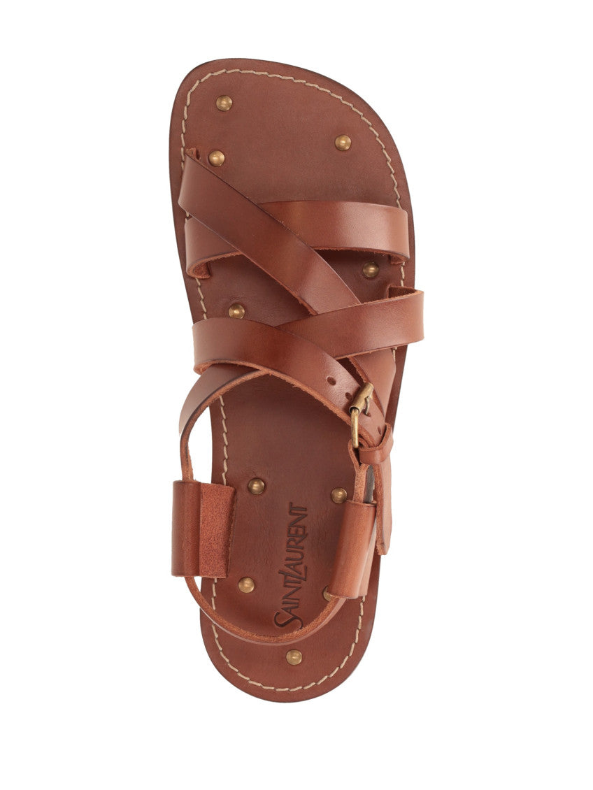 Brown Leather Sandals 4