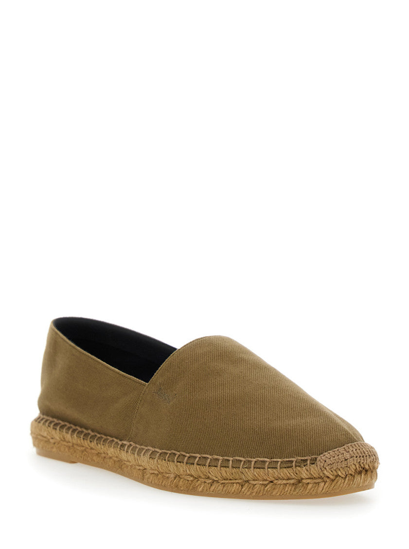 Green Slip On Espadrilles 2