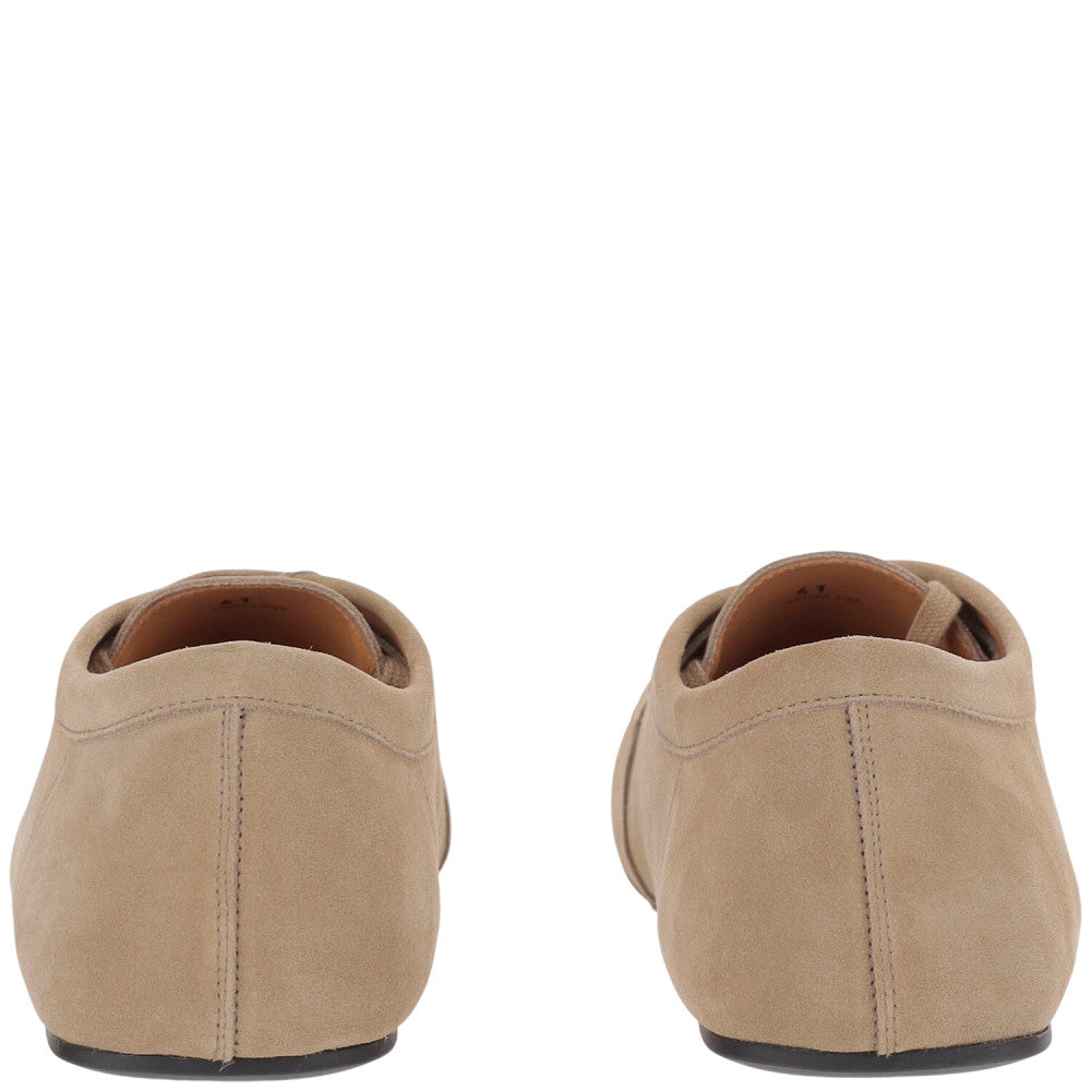 Beige Solid Loafers 4