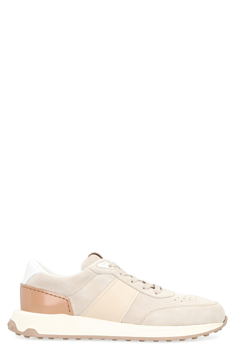 Beige Suede Sneakers 1