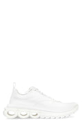 White Lace Up Sneakers 1