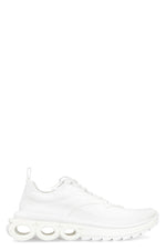 White Lace Up Sneakers 1