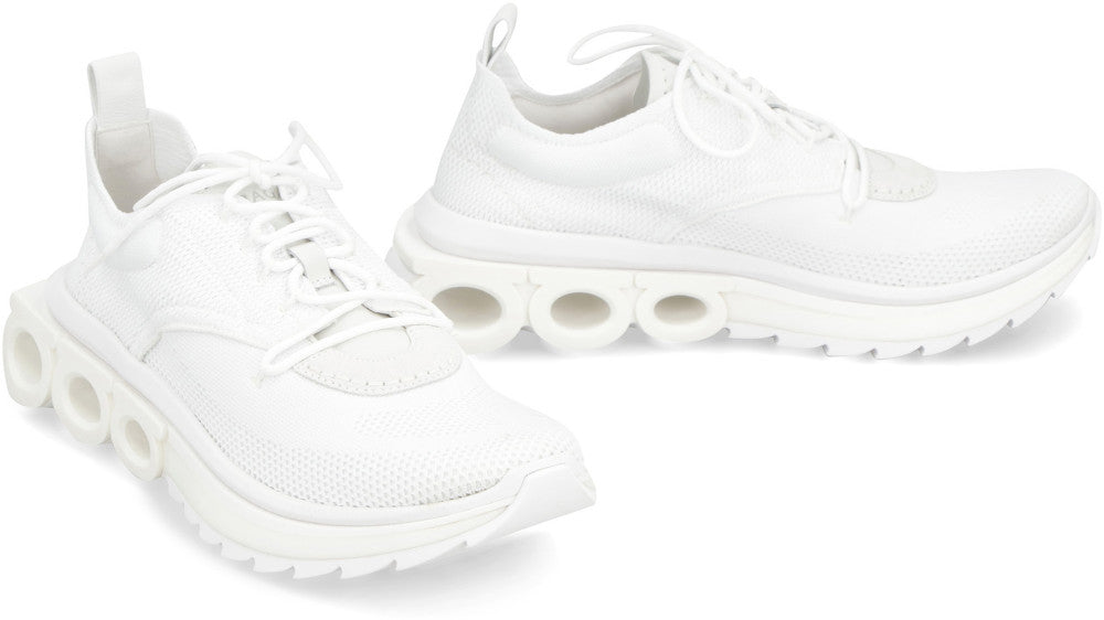 White Lace Up Sneakers 3