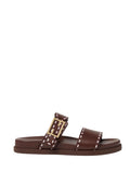 Brown Embellished Slides 1